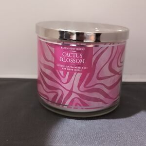 Bath & Body Works Cactus Blossom Pink Candle